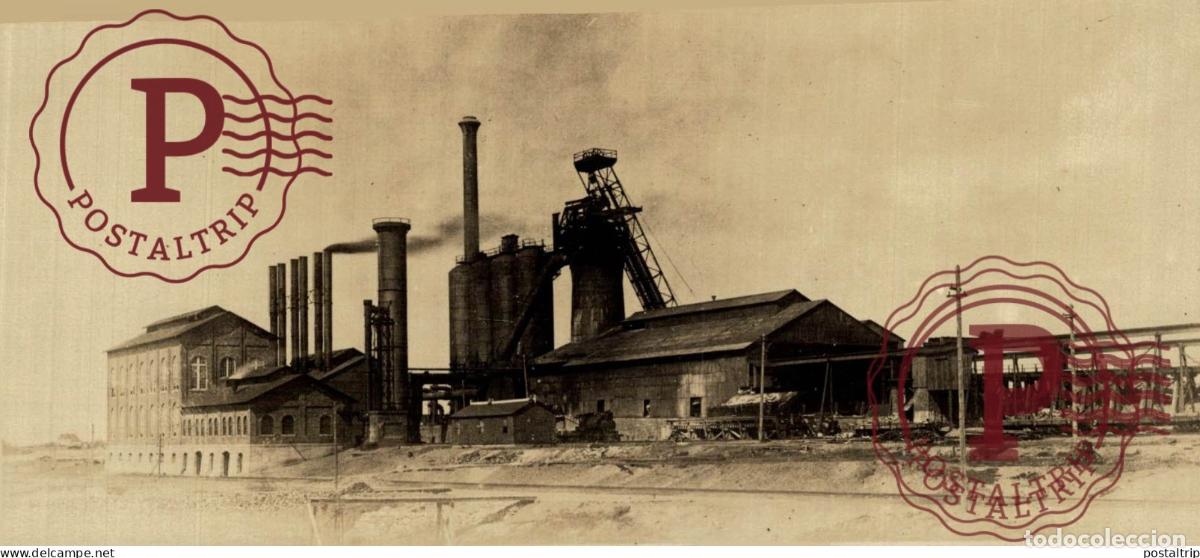 Alte Fotografie: Blast furnace plant at Sydney AUSTRALIA CANADA 16*8CM INDUSTRIE INDUSTRY