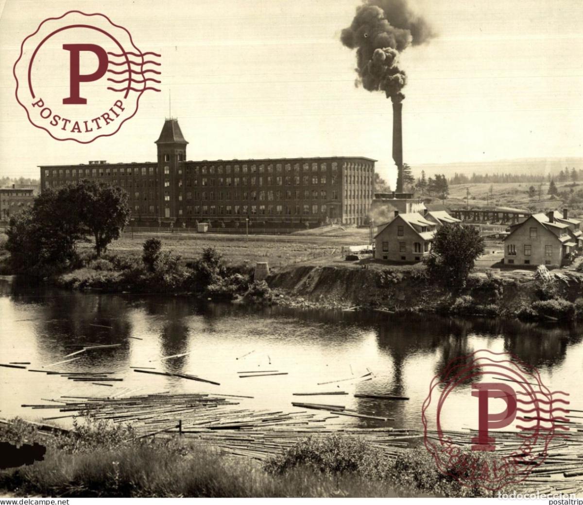 Fotograf&iacute;a antigua: Marysville New Brunswick. Cotton Factory CANADA 24*19CM INDUSTRIE INDUSTRY