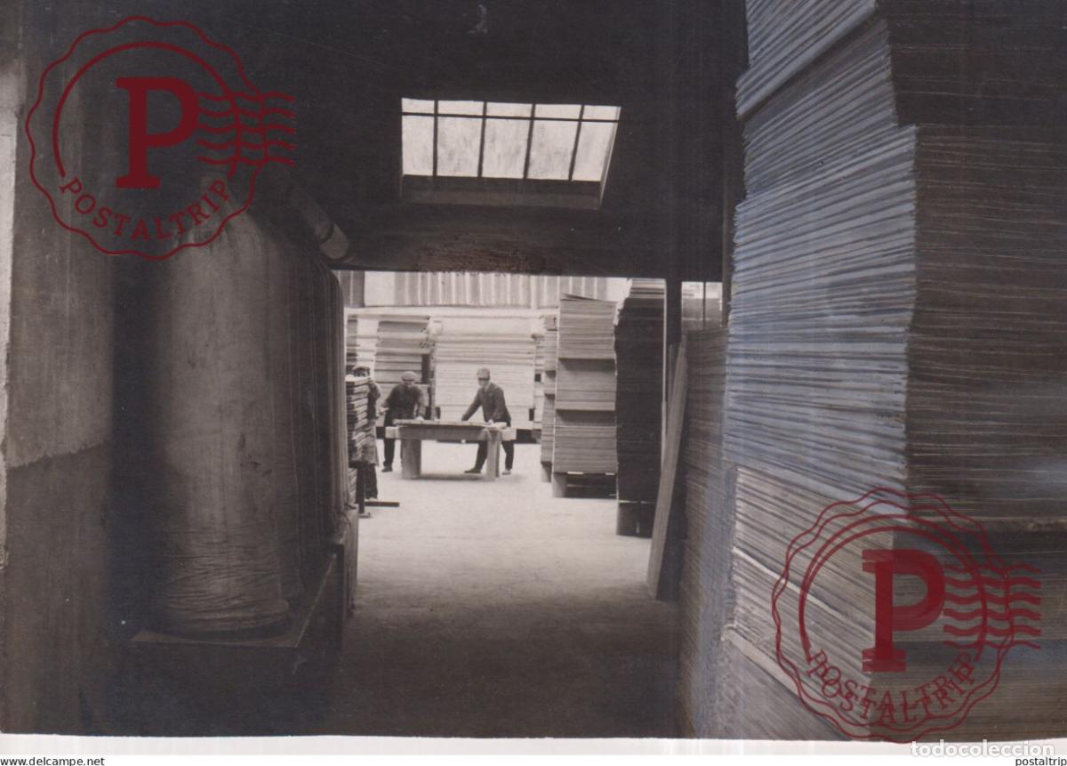 Fotograf&iacute;a antigua: EBANISTERIE PHOTO P GIRON VICHY 16*11CM INDUSTRIE INDUSTRY