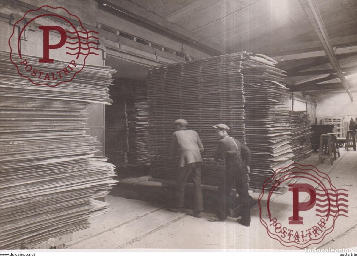 Fotograf&iacute;a antigua: EBANISTERIE PHOTO P GIRON VICHY 16*11CM INDUSTRIE INDUSTRY