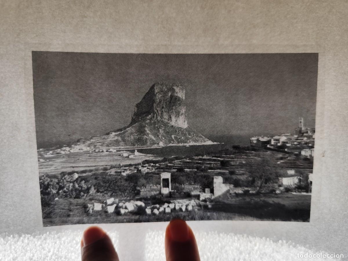 Fotograf&iacute;a antigua: FOTOGRAFIA CLICHE POSITIVO EN CELULOIDE DEL PE&Ntilde;ON DE IFACH, ALICANTE