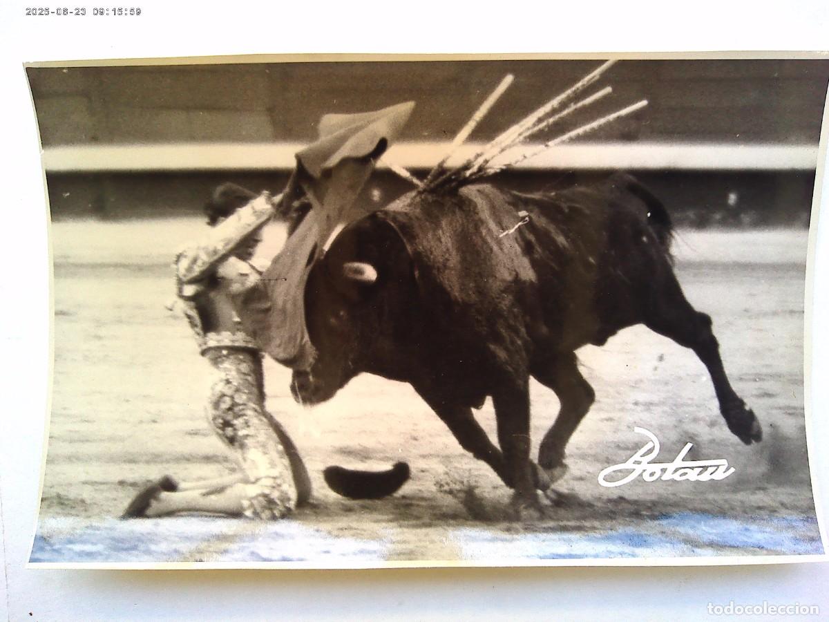 Fotograf&iacute;a antigua: FOTO DE CORRIDA DE TOROS : EL TORERO PEDRIN BENJUMEA , 1966. DE BOTAN , SEVILLA