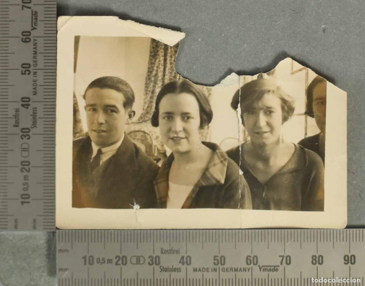Fotograf&iacute;a antigua: FOTOGRAFIA. GRUPO DE JOVENES HACIA 1930