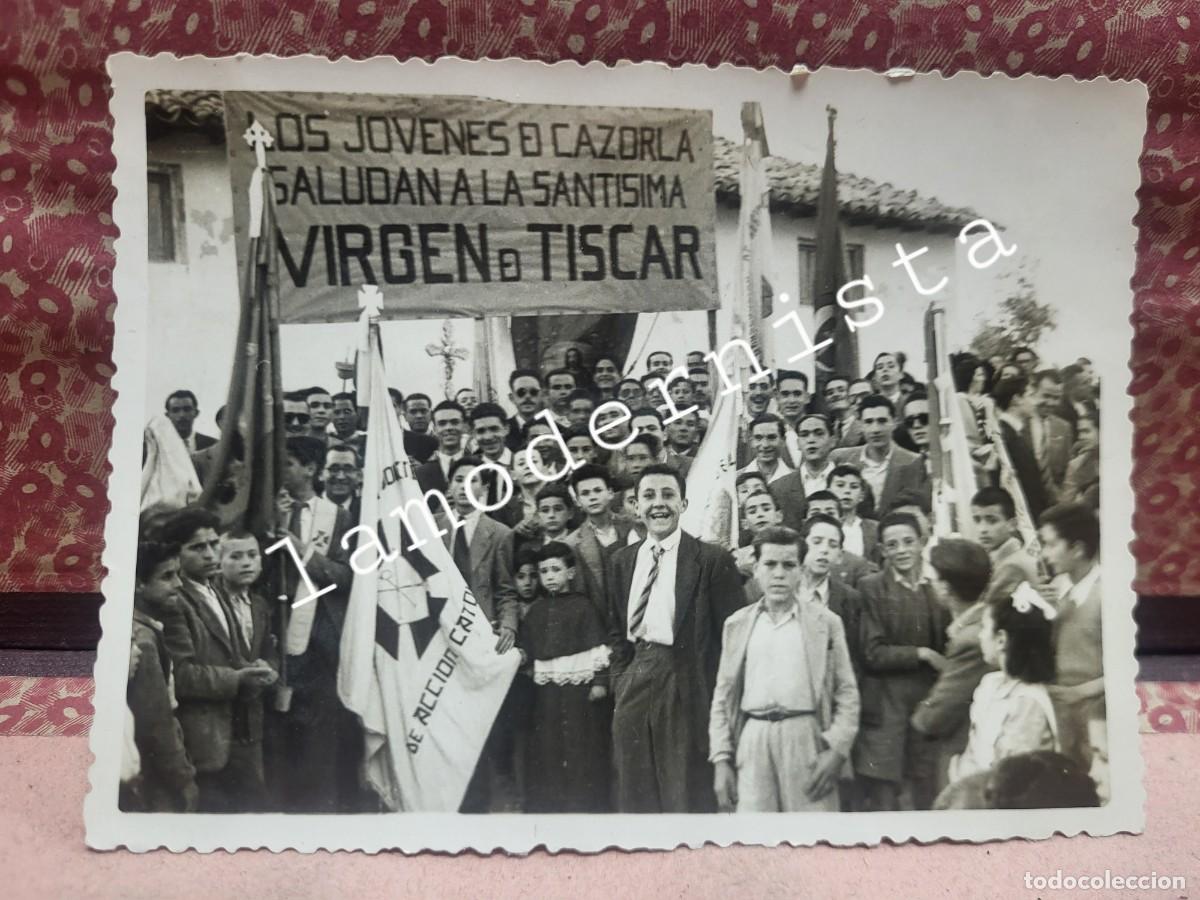 Fotograf&iacute;a antigua: ANTIGUA FOTOGRAFIA CAZORLA VIRGEN DE TISCAR JAEN SIERRA SEGURA