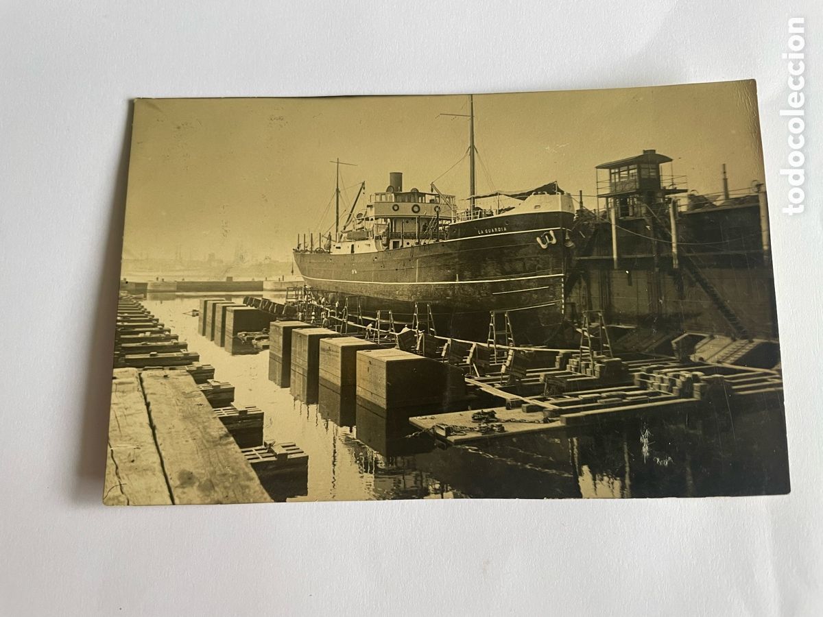 Antique Photography: Antigua fotograf&iacute;a de barco La Guardia