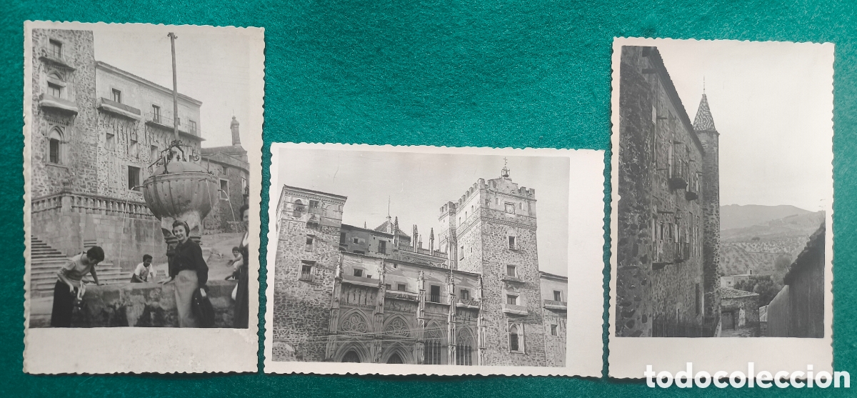 Photographie ancienne: GUADALUPE FOTOGRAF&Iacute;A LOTE 3 C&Aacute;CERES EXTREMADURA A&Ntilde;O 1955