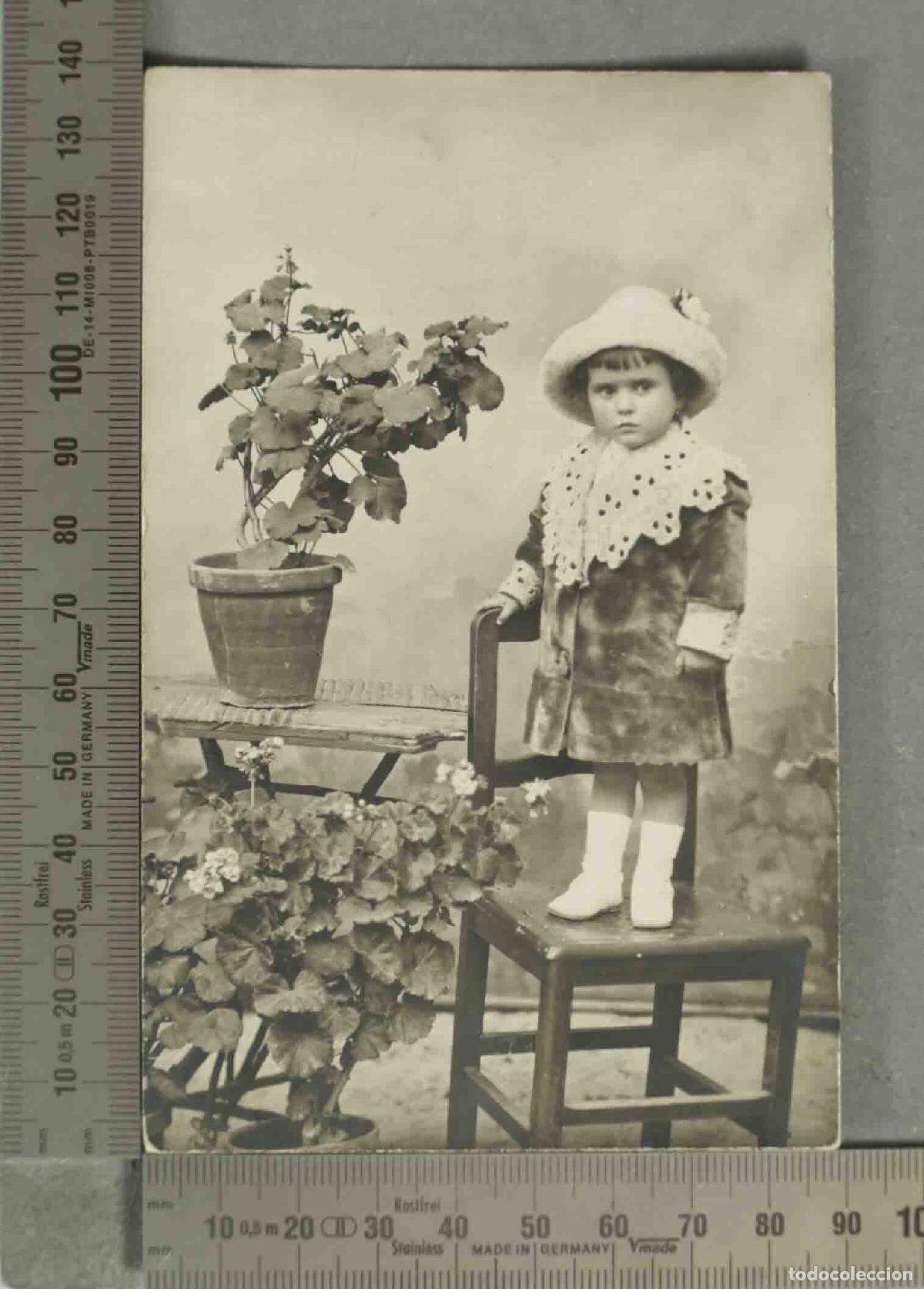 Fotograf&iacute;a antigua: FOTOGRAFIA POSTAL. RETRATO DE NI&Ntilde;.A HACIA 1920