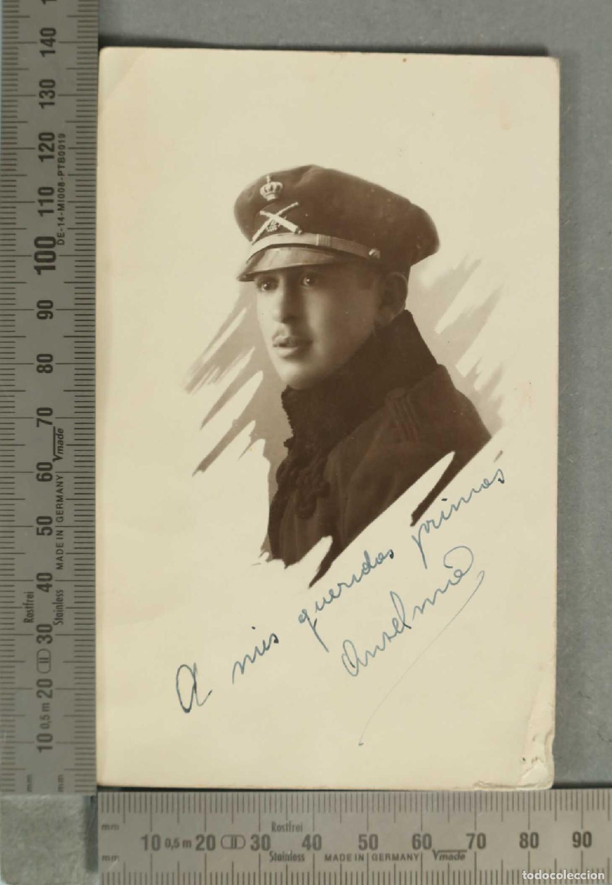 Fotograf&iacute;a antigua: FOTOGRAFIA POSTAL. RETRATO SOLDADO DE INFANTERIA. ALFONSO XIII