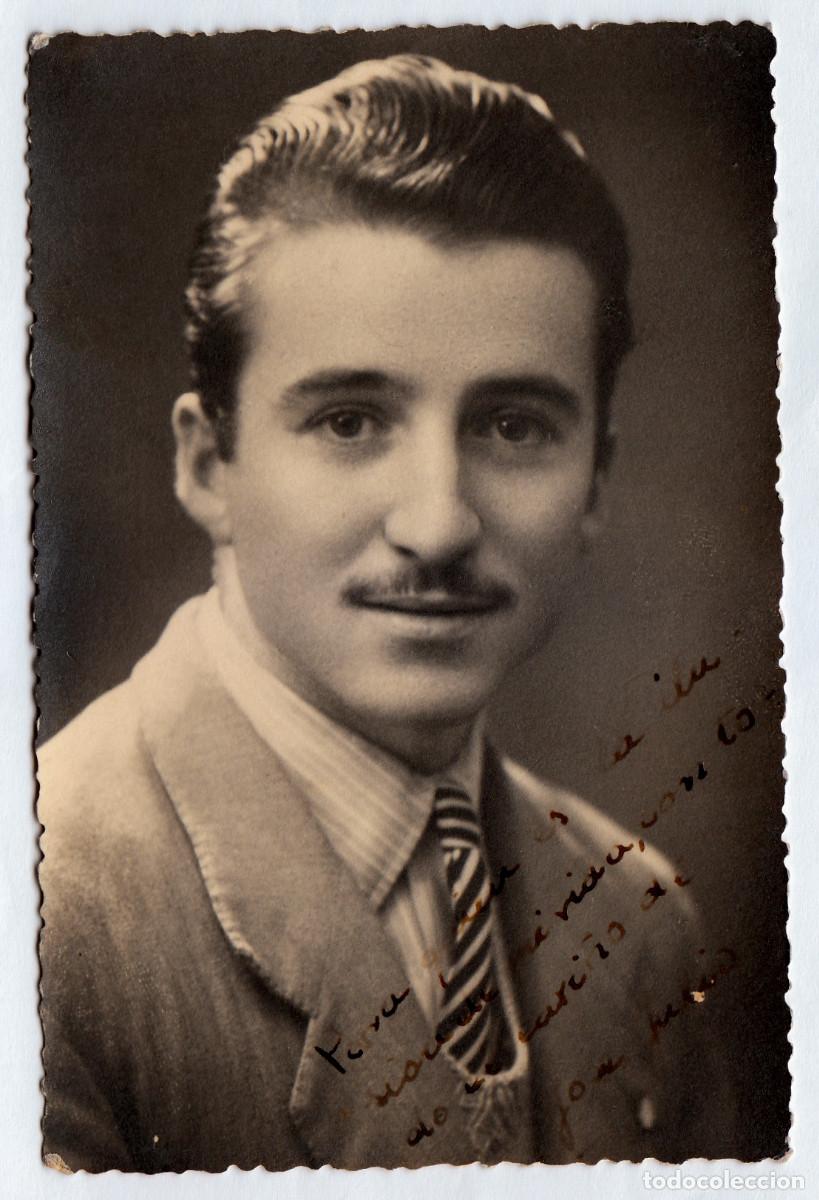 Fotograf&iacute;a antigua: Guapo caballero. A&ntilde;os 50 rc
