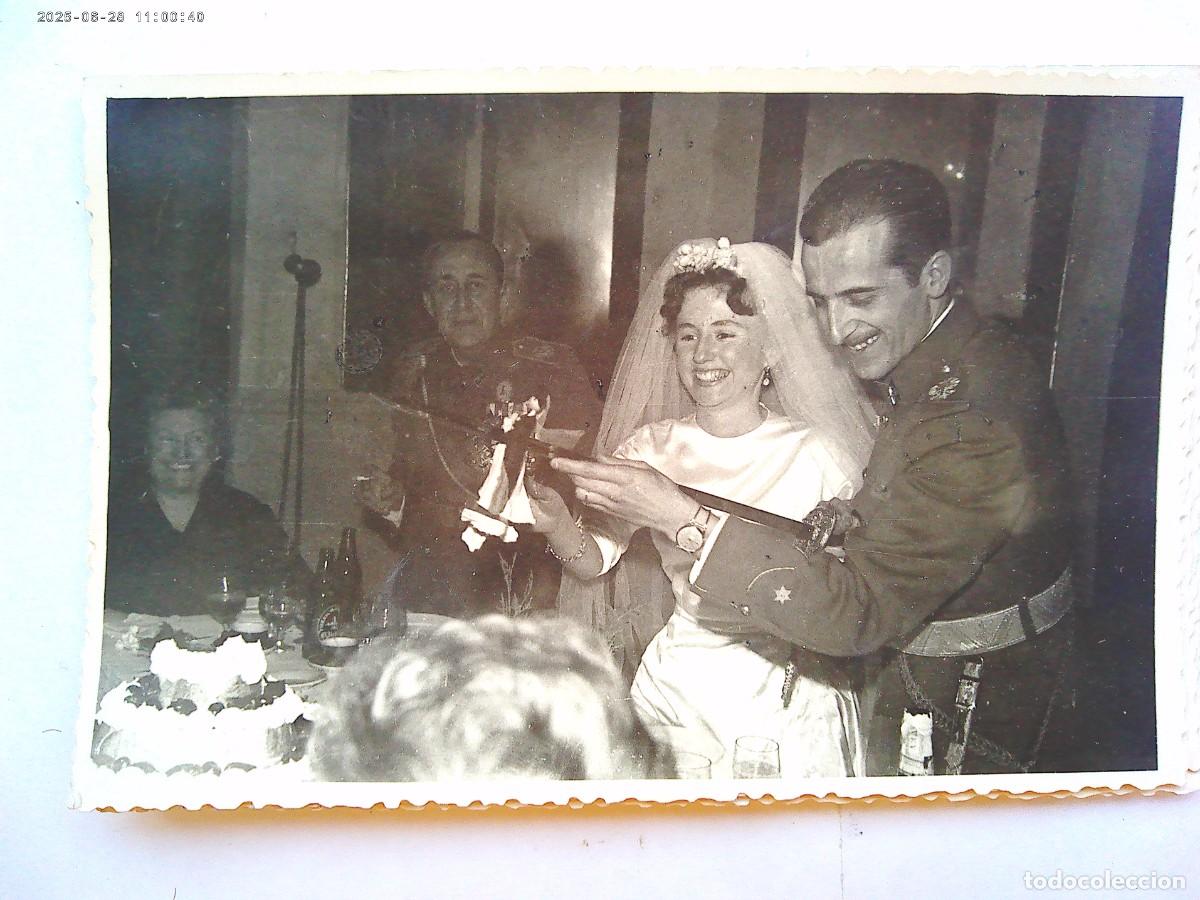 Fotograf&iacute;a antigua: FOTO DE BODA DE MILITAR , TENIENTE DE CABALLERIA . DE BARAS , UBEDA ( JAEN )