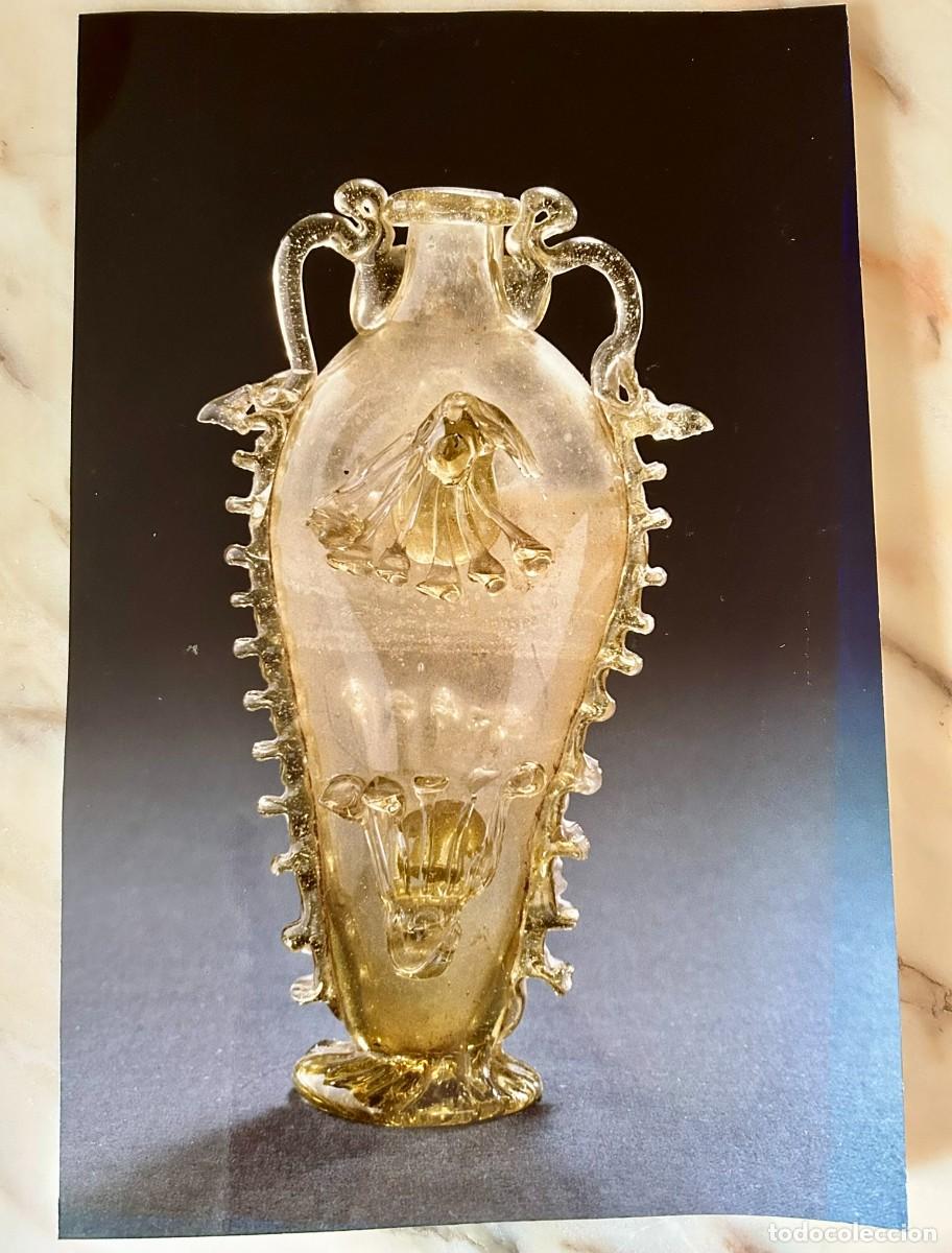 Fotograf&iacute;a antigua: REPRODUCCI&Oacute;N FOTOGR&Aacute;FICA DE VASO ORNAMENTAL DE VIDRIO SOPLADO DE TRADICI&Oacute;N BARROCA DE ANDALUC&Iacute;A