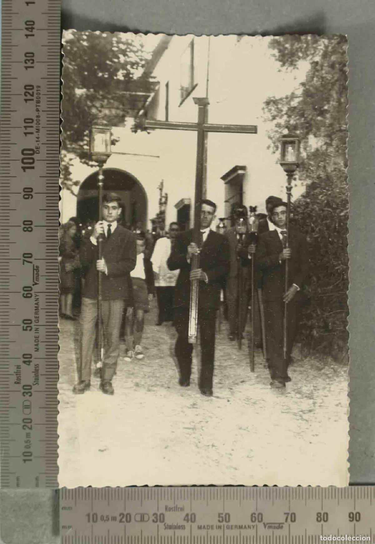 Fotograf&iacute;a antigua: FOTOGRAFIA. PROCESION . FOTOGRAFO CORDONES GELVES SEVILLA