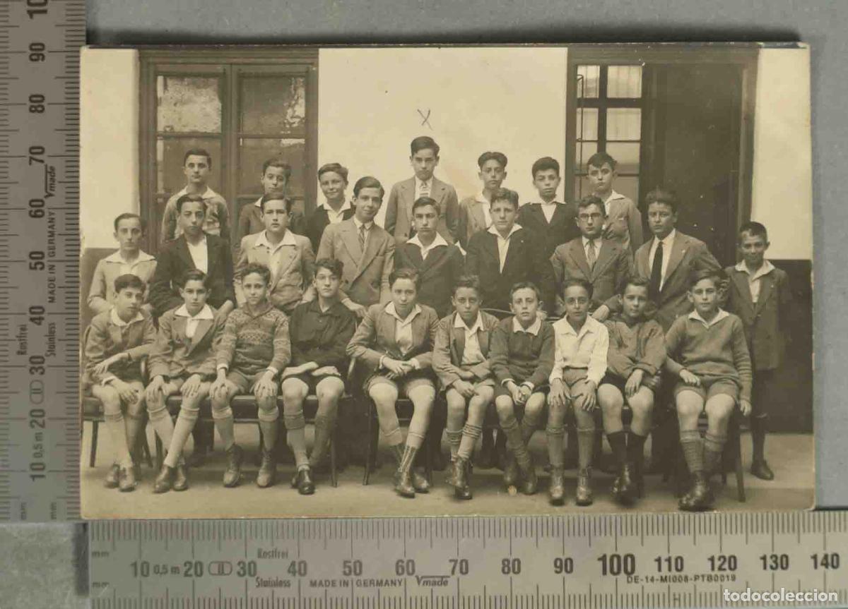 Fotograf&iacute;a antigua: FOTOGRAFIA POSTAL. GRUPO DE NI&Ntilde;OS ESCUELA. HACIA 1930