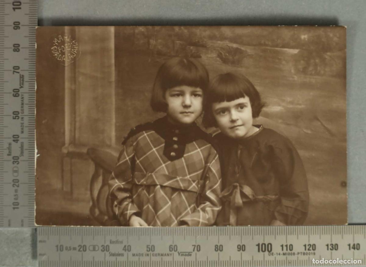 Fotograf&iacute;a antigua: FOTOGRAFIA POSTAL. RETRATO DE HERMANAS. MARI GUADALAJARA