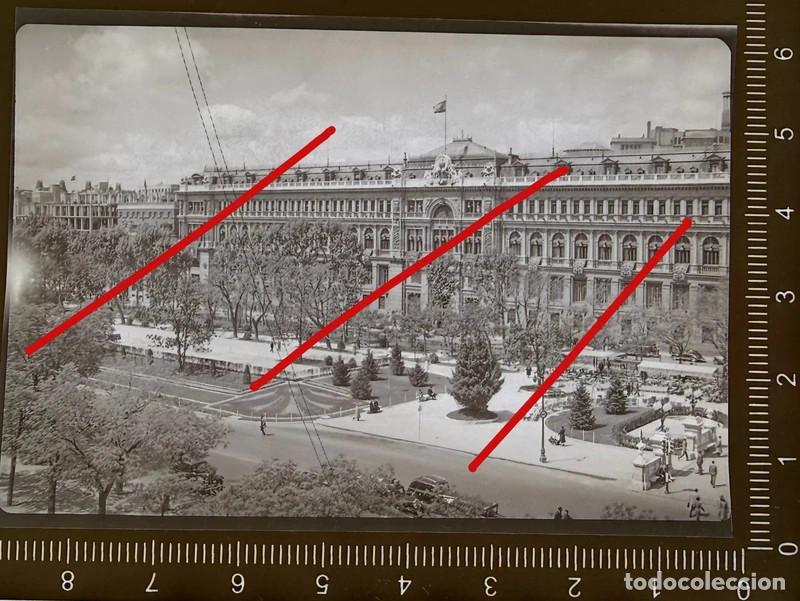 Antique Photography: Banco de Espa&ntilde;a en Madrid - Fotograf&iacute;a Antigua - Negativo de Celuloide