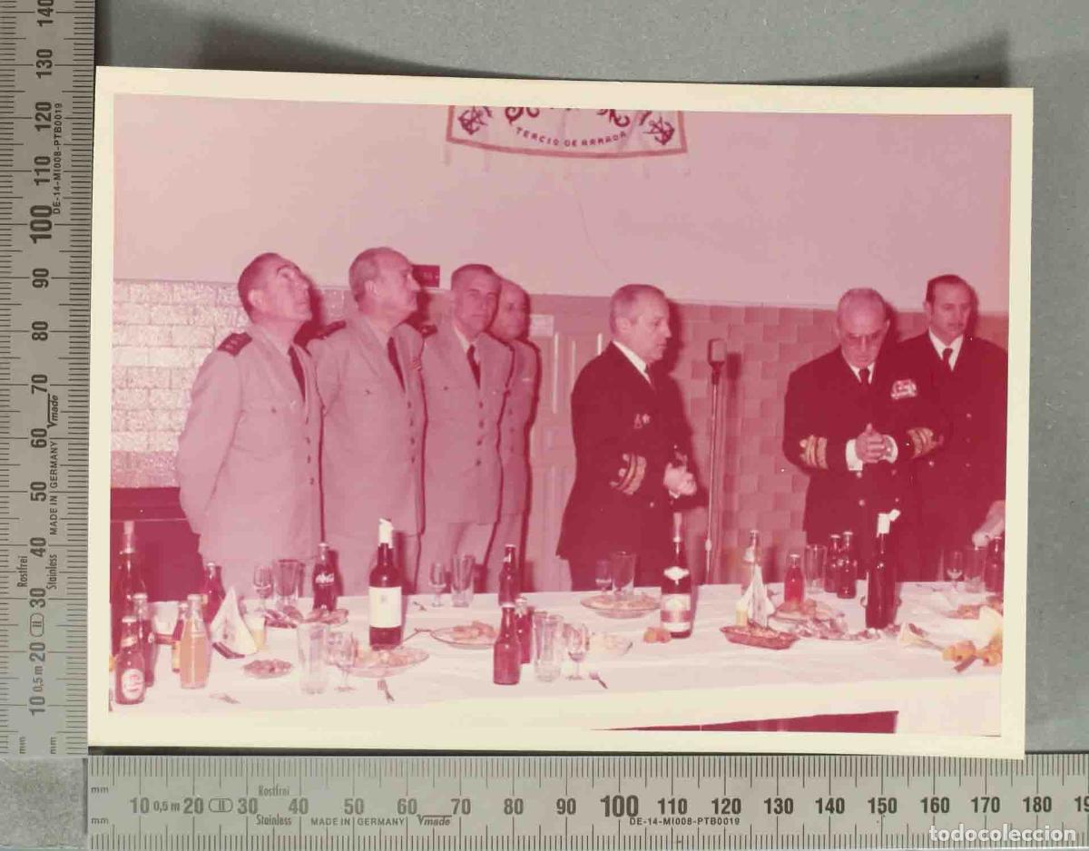 Fotograf&iacute;a antigua: FOTOGRAFIA. VISITA INSPECCION COMGEIM FEBRERO 77 AL TEAR DISCURSO
