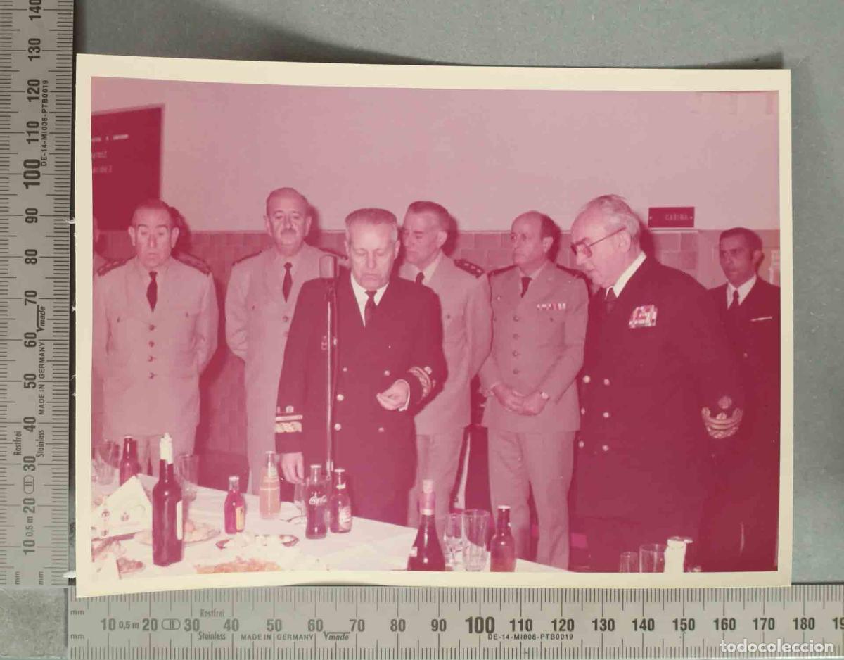 Fotograf&iacute;a antigua: FOTOGRAFIA. VISITA INSPECCION COMGEIM FEBRERO 77 AL TEAR DISCURSO