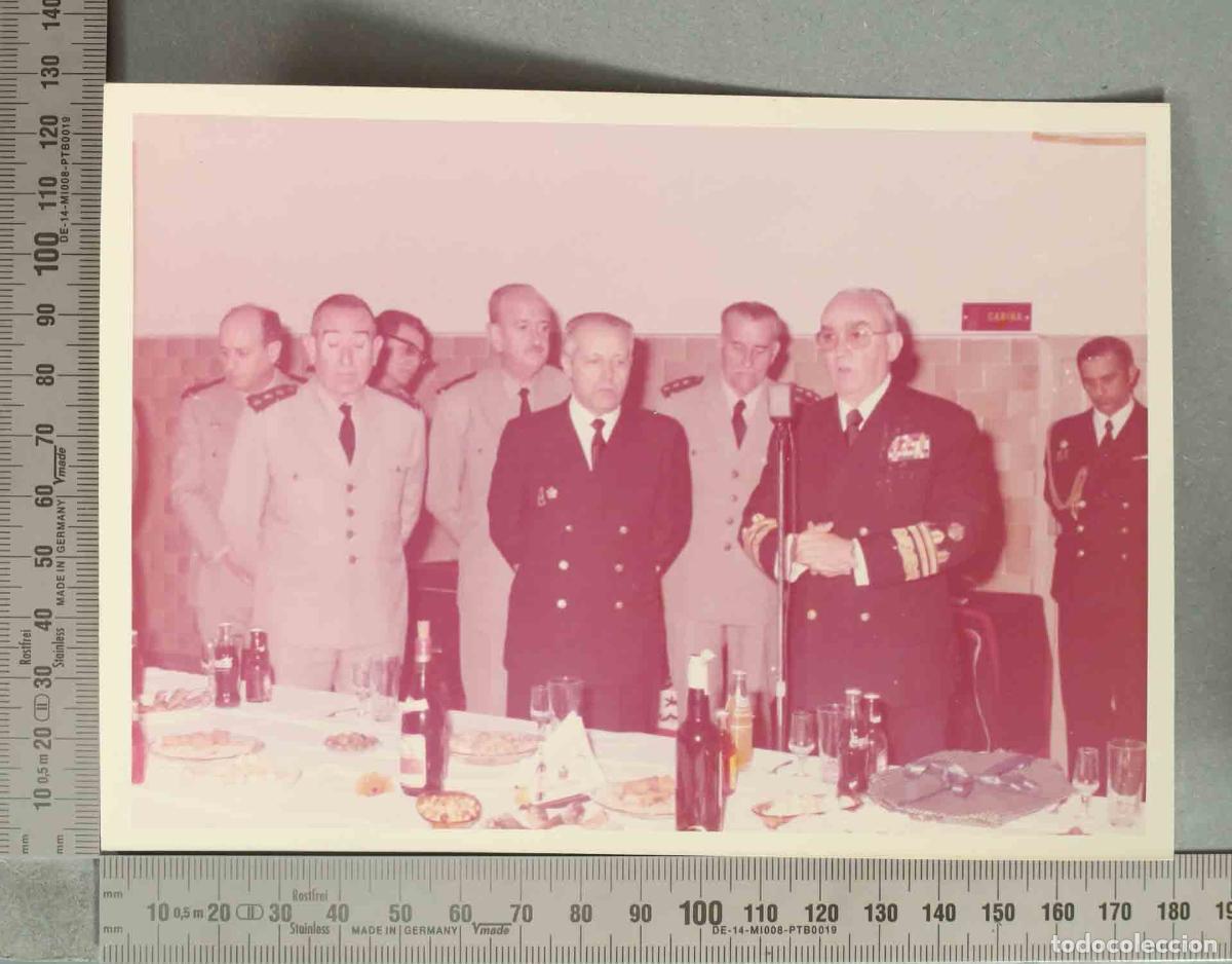 Fotograf&iacute;a antigua: FOTOGRAFIA. VISITA INSPECCION COMGEIM FEBRERO 77 AL TEAR DISCURSO