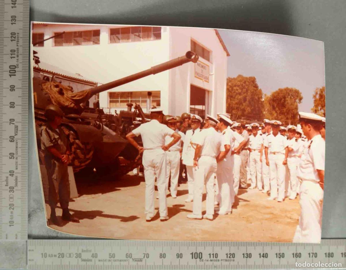 Fotograf&iacute;a antigua: FOTOGRAFIA. VISITA TEAR BUQUE ESCUELA CHILENO ESMERALDA JULIO -77 CARRO DE COMABTE