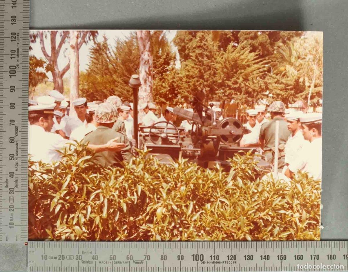 Fotograf&iacute;a antigua: FOTOGRAFIA. VISITA TEAR BUQUE ESCUELA CHILENO ESMERALDA JULIO -77 ARTILLERIA