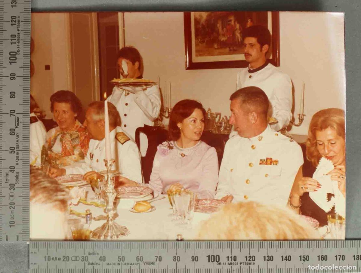 Fotograf&iacute;a antigua: FOTOGRAFIA. VISITA DEL COMANDANTE GENERAL DEL USMC GENERAL WILSON AL TEAR 1977. CONVITE