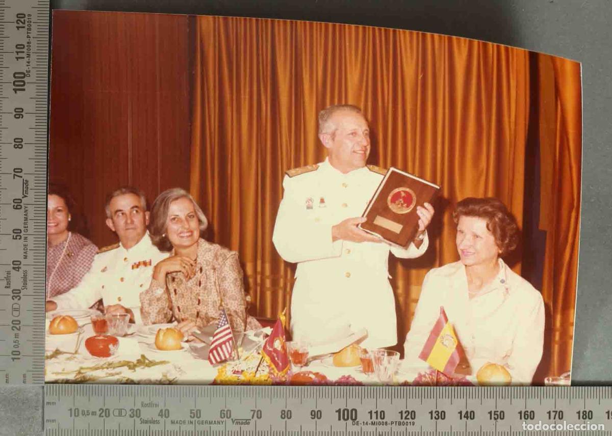 Fotograf&iacute;a antigua: FOTOGRAFIA. VISITA DEL COMANDANTE GENERAL DEL USMC GENERAL WILSON AL TEAR 1977. ACTO