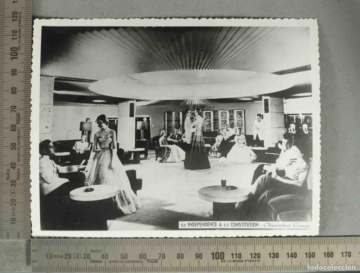 Fotograf&iacute;a antigua: FOTOGRAFIA PROMOCIONAL. S.S. Independence and S.S. Constitution - Observation Lounge