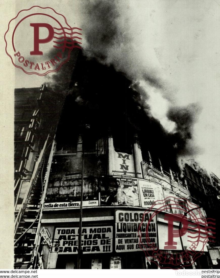 Fotograf&iacute;a antigua: ALMACENES EL AGUILAS, DESTRUIDOS foto photo press presse prensa ESPAGNE SPAIN ESPA&Ntilde;A