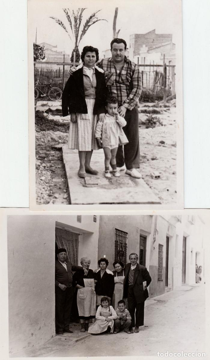 Fotograf&iacute;a antigua: Maravillosa gente de la huerta. Val&egrave;ncia?. 2 fotos. A&ntilde;os 50 pc