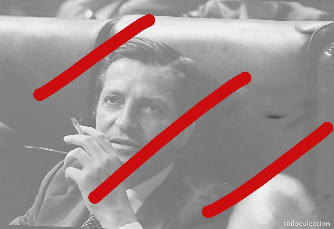 Alte Fotografie: Adolfo Su&aacute;rez A&ntilde;os 70 CONGRESO DE LOS DIPUTADOS MADRID - NEGATIVO DE CELULOIDE - FOTOGRAF&Iacute;A ANTIGUA
