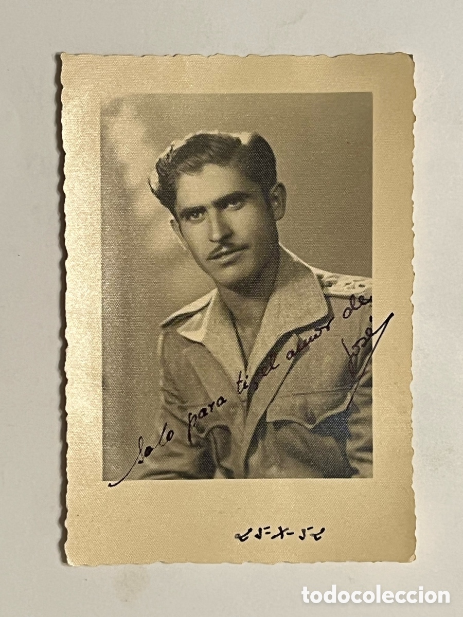 Fotograf&iacute;a antigua: LARACHE.. Estudio Diodoro. Fotograf&iacute;a Militar de regulares (a.1951)