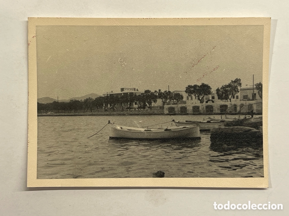 Fotograf&iacute;a antigua: LOS TAMARINDOS Mallorca. Vista panor&aacute;mica. Apartamentos amueblados. PORTO-COLOM (h.1960?)