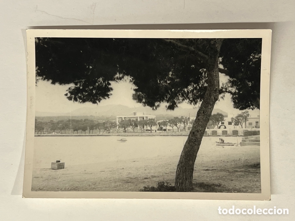 Fotograf&iacute;a antigua: LOS TAMARINDOS Mallorca. Vista panor&aacute;mica. Apartamentos amueblados. PORTO-COLOM (h.1960?)