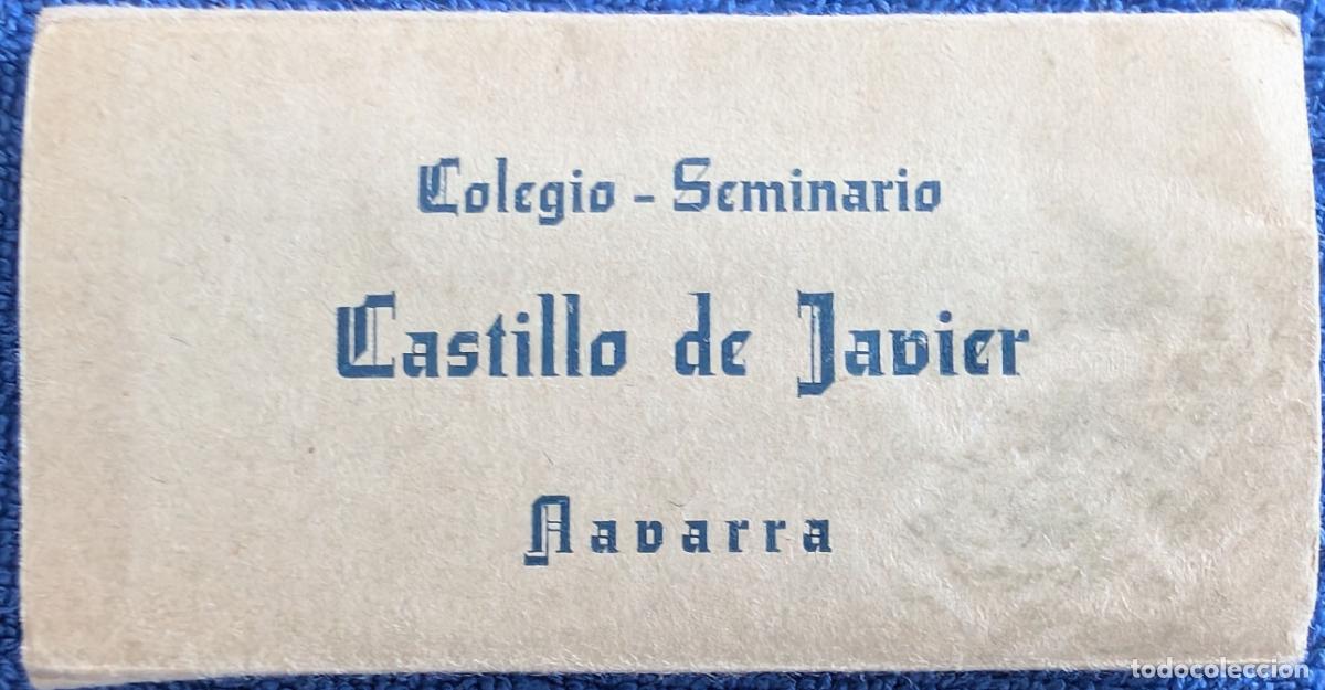 Fotograf&iacute;a antigua: Librito de mini fotograf&iacute;as plegadas en acorde&oacute;n del Castillo de Javier - Navarra - J. Garc&iacute;a