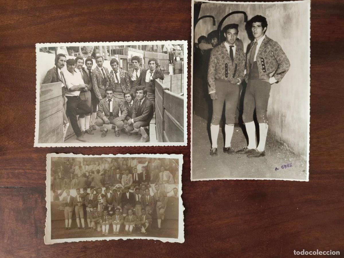 Fotograf&iacute;a antigua: 3 fotograf&iacute;as Forcados Portugal. Ver.
