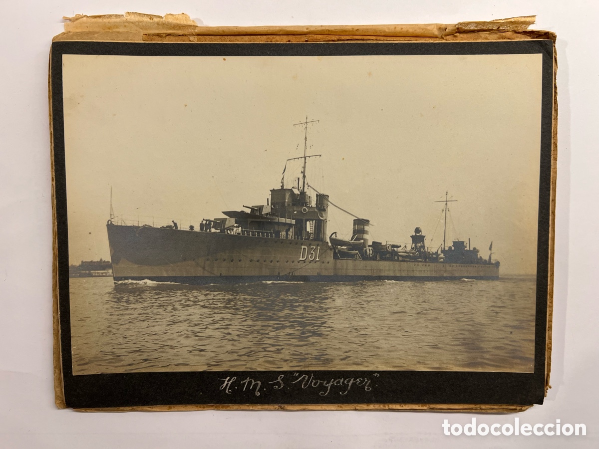 Fotograf&iacute;a antigua: DESTRUCTOR, H. M. S. VOYAGER. Royal Navy y la Royal Australian Navy. Comisionado en la RN en 1918