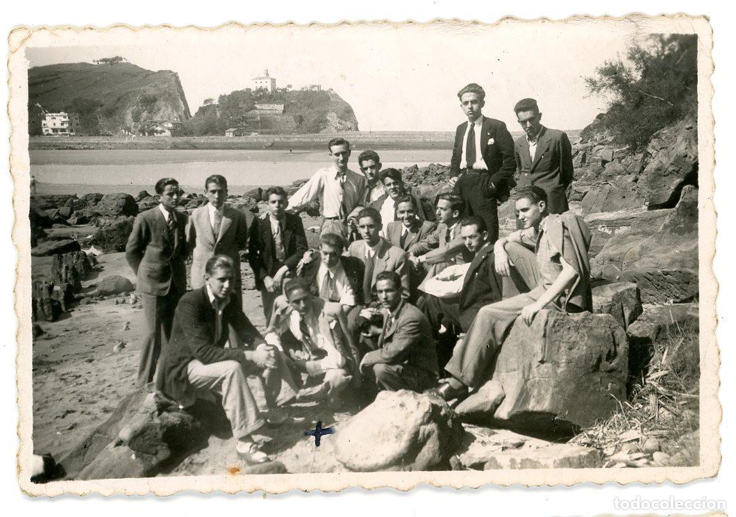 Fotograf&iacute;a antigua: Lote de 2 fotograf&iacute;as Zumaya Guipuzcoa a&ntilde;o 1942 Zumaia Gipuzkoa