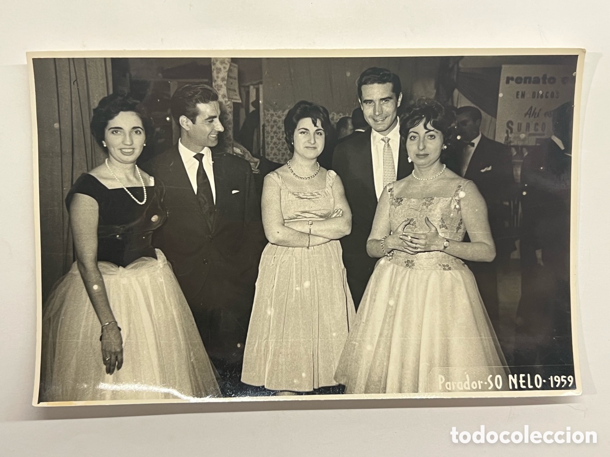 Fotograf&iacute;a antigua: FALLAS. Parador SONELO. Fotograf&iacute;a la Glamurosa Sociedad Valenciana. Foto Finezas (a.1959)