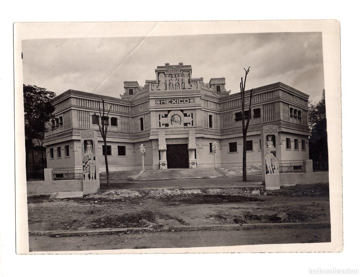 Fotograf&iacute;a antigua: PABELL&Oacute;N DE M&Eacute;XICO, ARQUITECTO MANUEL AM&Aacute;BILIS. EXPOSICI&Oacute;N IBEROAMERICANA 1929 SEVILLA. 18,9X13,9.