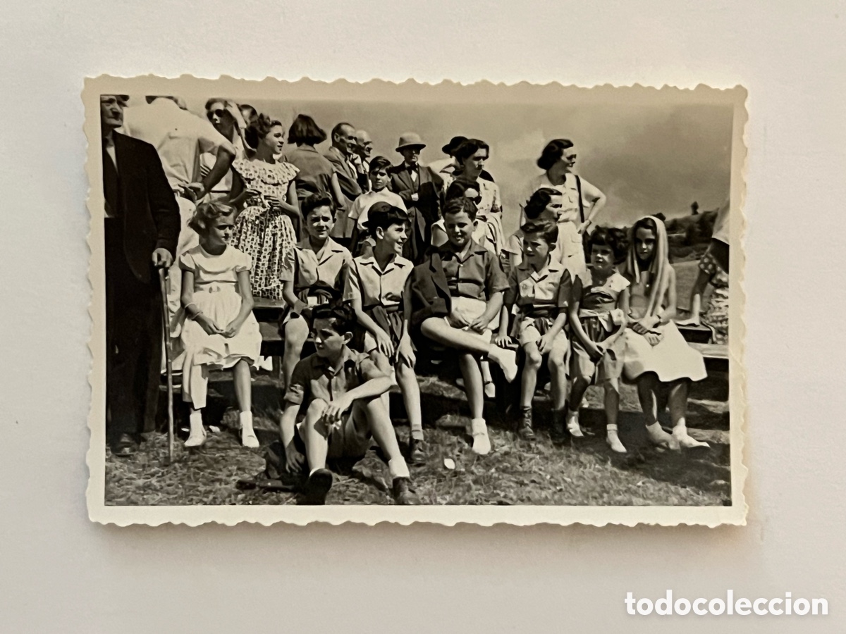 Fotograf&iacute;a antigua: LA MOLINA.. fotograf&iacute;a un d&iacute;a de excursi&oacute;n familiar all&aacute; por Septiembre de 1950..,