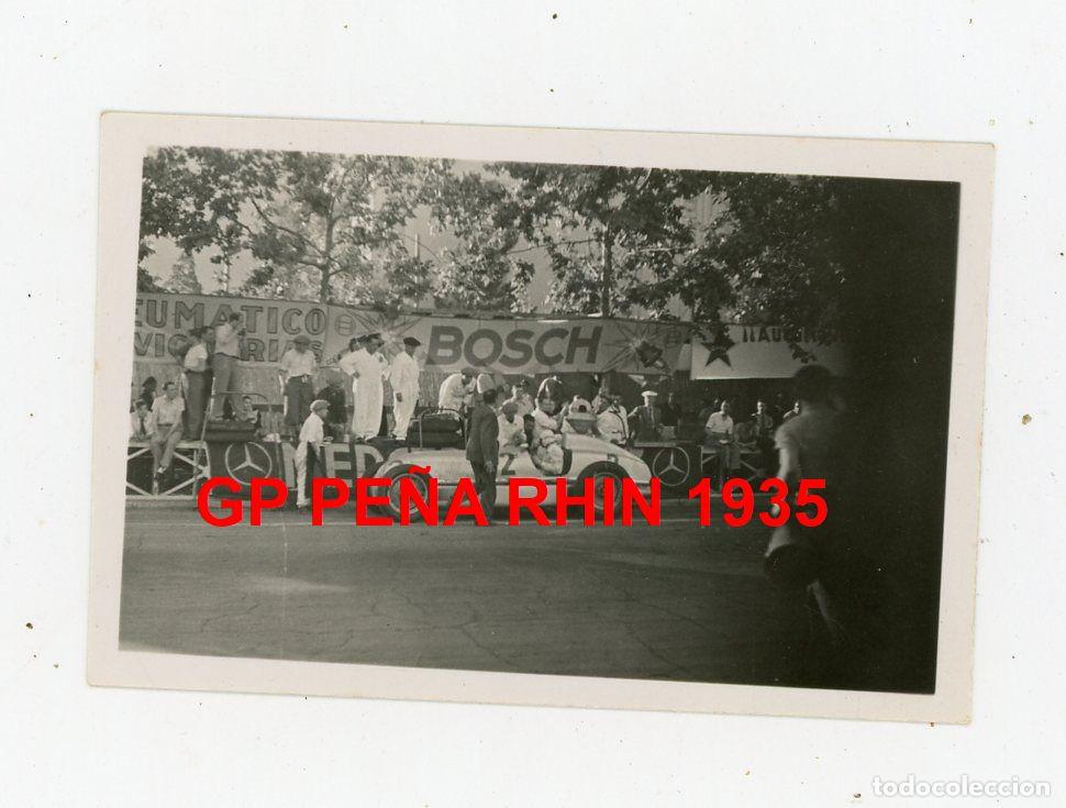 Fotograf&iacute;a antigua: GP PE&Ntilde;A RHIN BARCELONA CIRCUITO MONTJUIC CARACCIOLA MERCEDES-BENZ A&Ntilde;O 1935