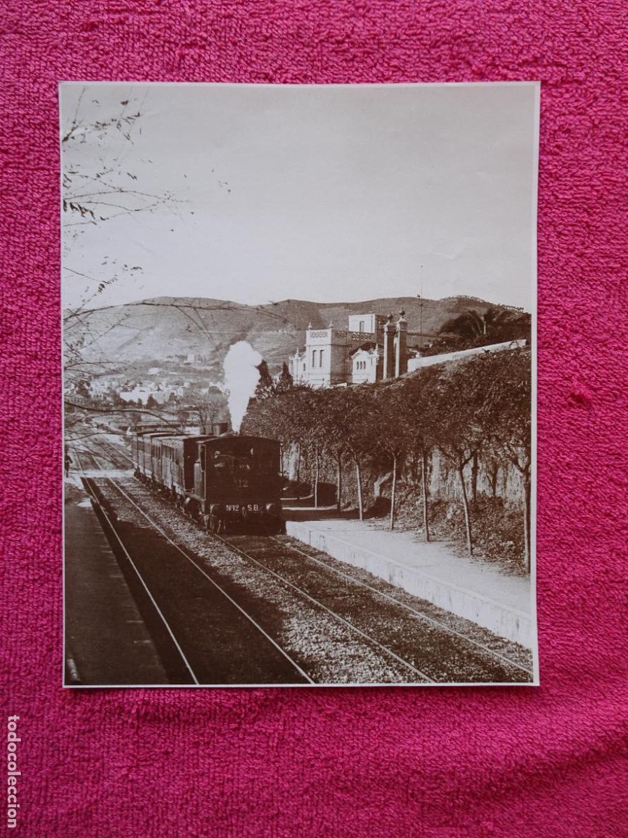 Fotograf&iacute;a antigua: ferrocarril 1863 l&agrave;mina 54 el llibre d'or de catalunya un segle en imatges