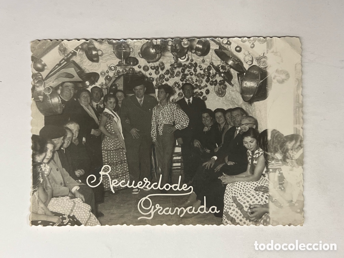 Fotograf&iacute;a antigua: GRANADA Recuerdos de Granada. Aquellas noches en el Albaycin. Paredes Hermanos, fot&oacute;grafos (a.1956)