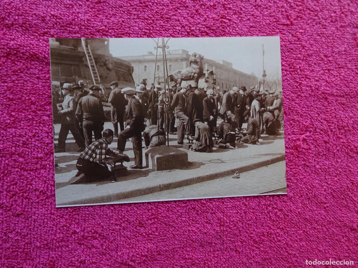 Alte Fotografie: pla&ccedil;a monument a colom barcelona lamina 60 el llibre d'or de catalunya un segle en imatges