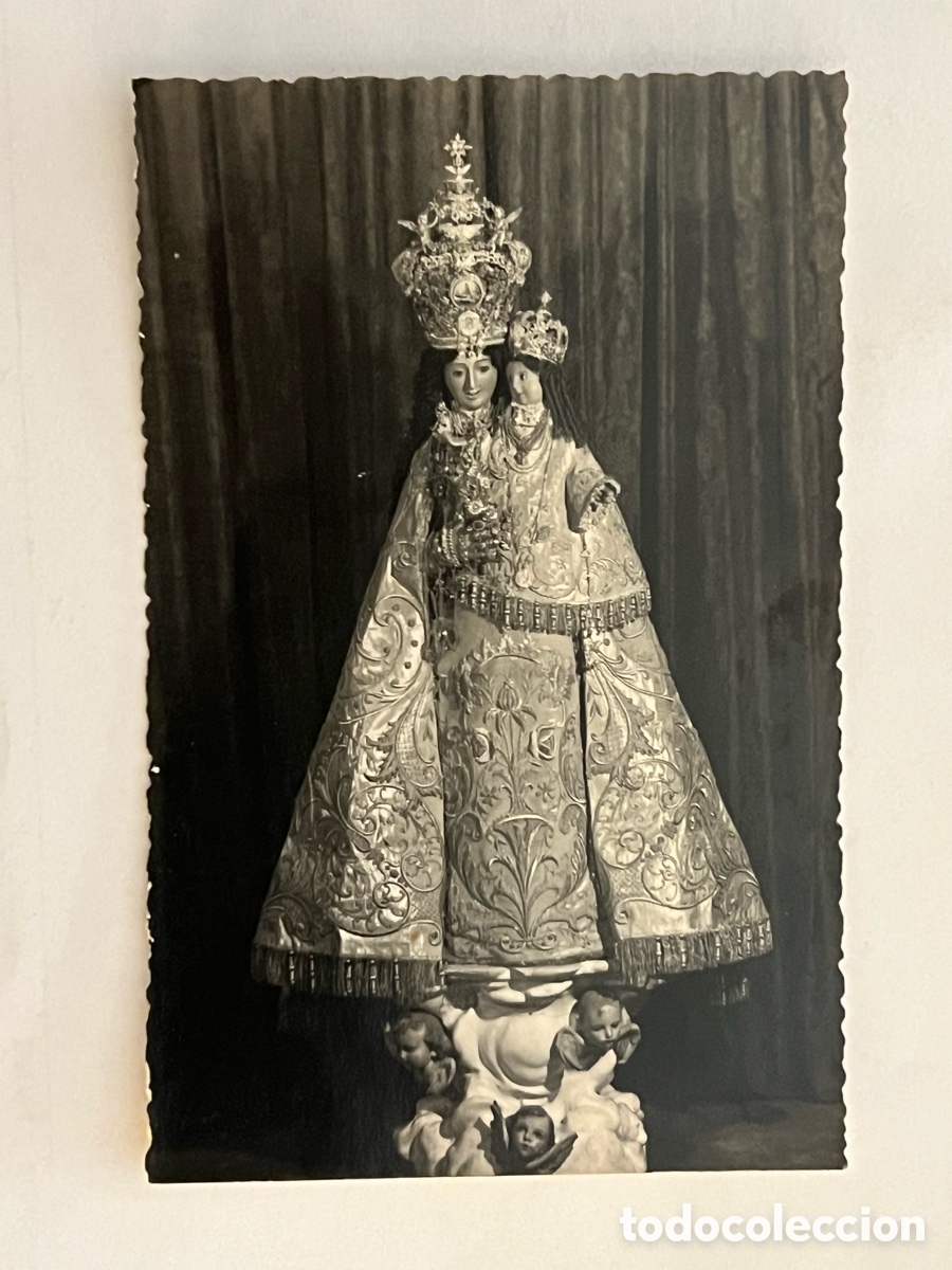 Fotograf&iacute;a antigua: JAL&Oacute;N Alicante. Sant&iacute;sima Virgen Pobre. Patrona Can&oacute;nica de Jalon. Impr., Nacher, Valencia (h.1950?)