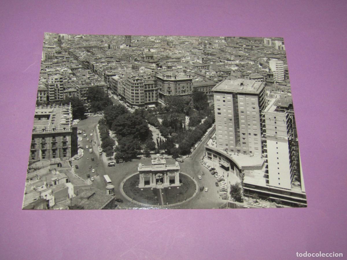 Alte Fotografie: Antigua Fotograf&iacute;a A&eacute;rea de PAISAJES ESPA&Ntilde;OLES con Valencia PORTA DE LA MAR