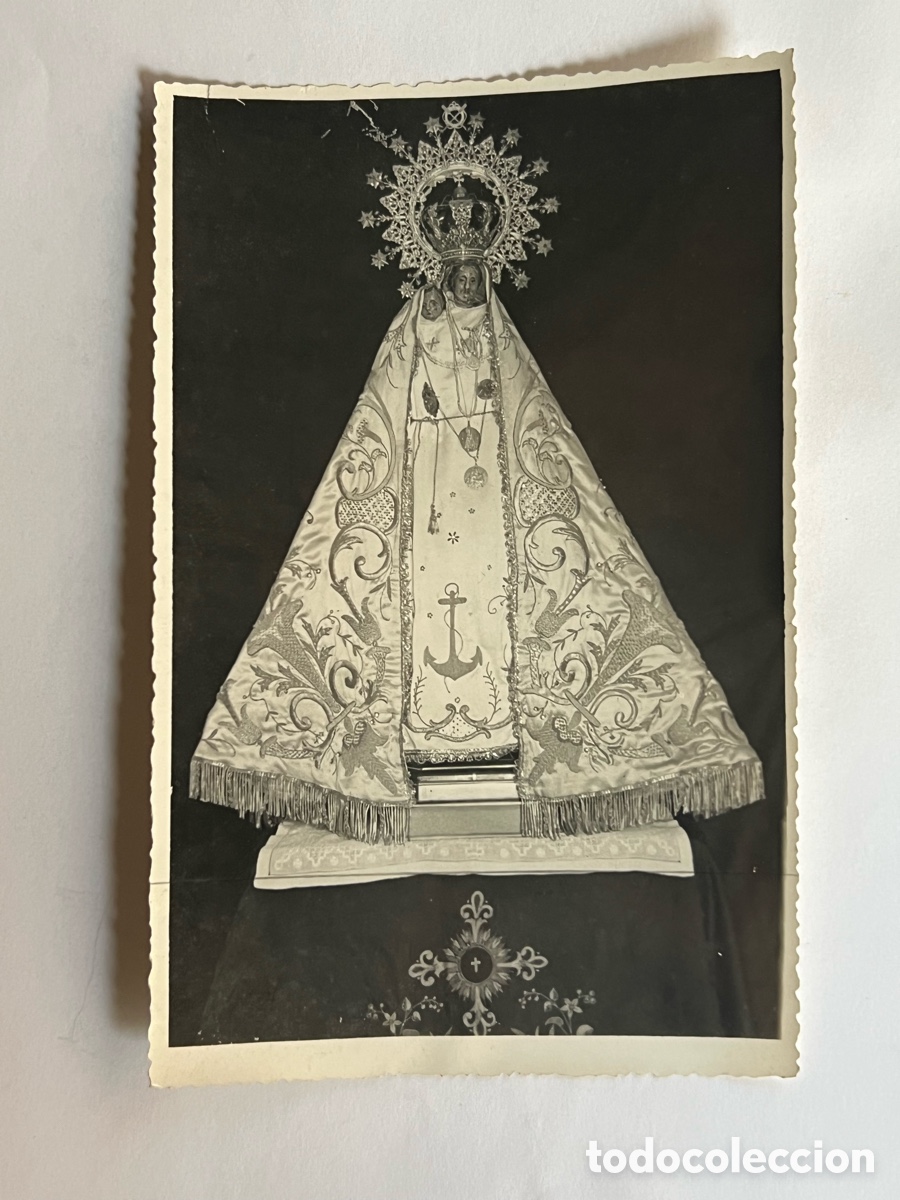 Alte Fotografie: BENIDORM. Fotograf&iacute;a Nuestra Se&ntilde;ora del Sufragio. Patrona de la ciudad. Fotos Simeon (h.1940?)
