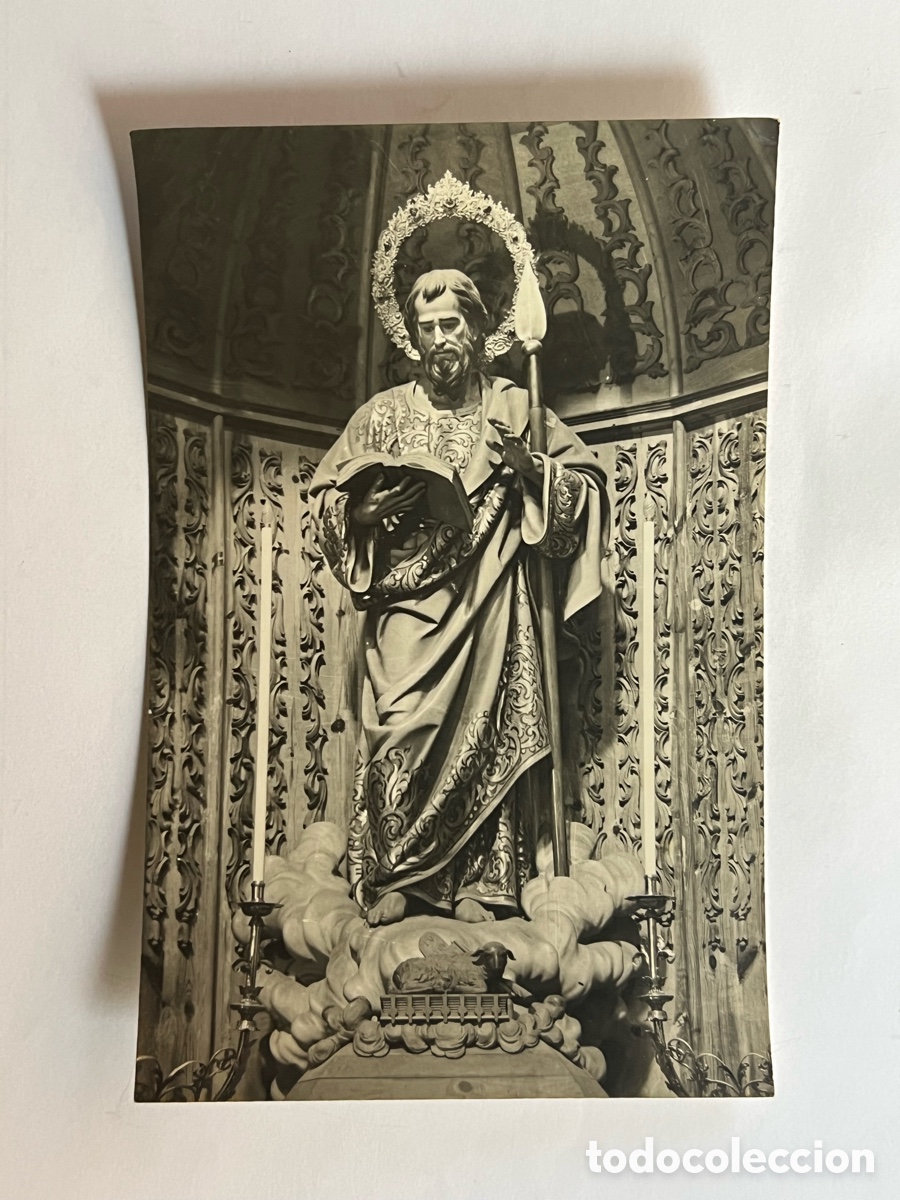 Fotograf&iacute;a antigua: SANTO TOM&Aacute;S AP&Oacute;STOL. Titular de la Parroquia de Santo Tom&aacute;s Apostol y San Felipe Neri