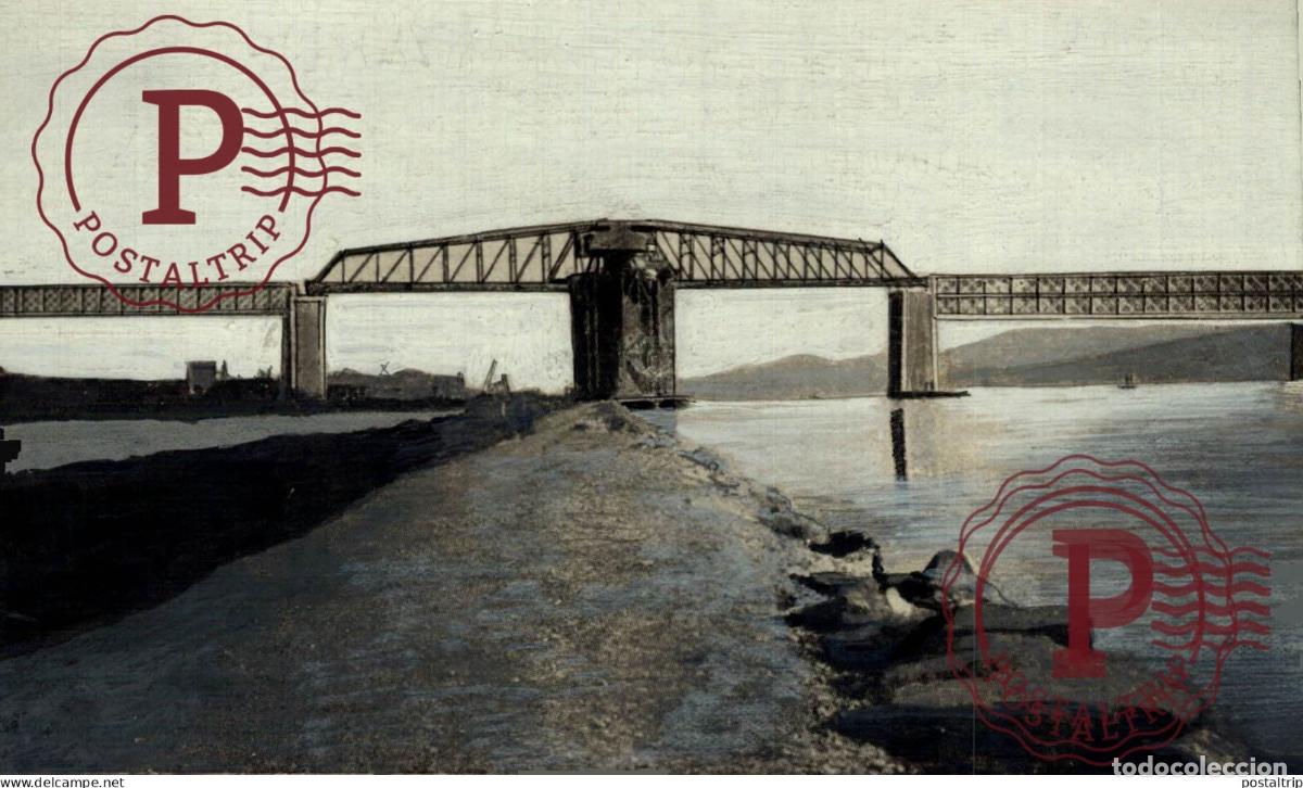 Alte Fotografie: Puente de Caronte railway line linking Miramas to Marseille BRIDGE PONT 15*9CM