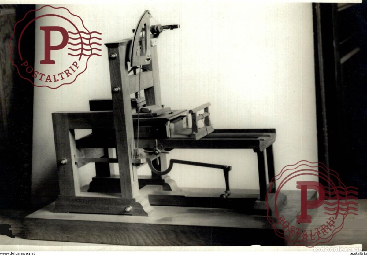 Fotograf&iacute;a antigua: PRENSE A IMPROMER 1784 DRUKPERS PRESSE TYPOGRAPHIQUE 18*13CM